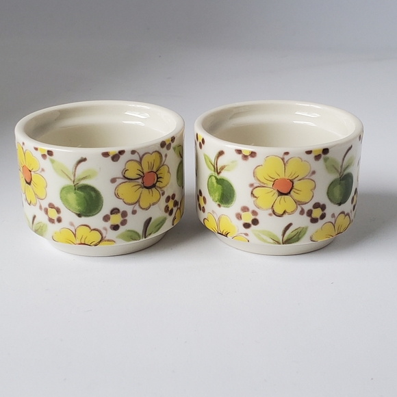 Villeroy & Boch Other - Vintage Mid Century VALENCIA Daisy Design Egg Cups Villeroy & Boch Luxembourg